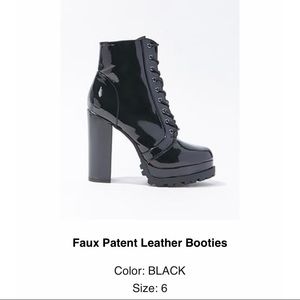 Patent combat boots